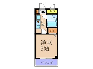 エスリード福島第2(305)の物件間取画像